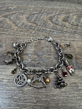 Brighton Holiday Joy Christmas Charm Bracelet 9” Adjustable